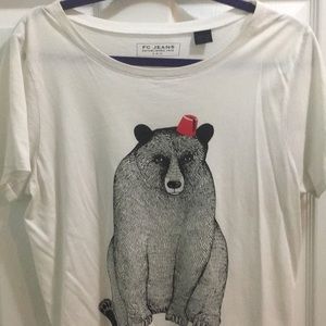 🐻Cute Bear With Hat T shirt🐻